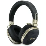 Guess Bluetooth 5.4 Wireless Headset ENC On-Ear Metal 4G Script Logo black – Bild 1