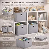 Faltbox 4er Set Aufbewahrungsbox Faltkiste Box Regalbox Staubox faltbar 20x20x20 – Bild 5
