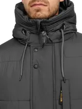 Indicode Herren Parka INStuds-Herrenjacke Wintermantel Parka Männer Kapuze – Bild 4
