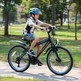 26 ZOLL FAHRRAD SHIMANO 21GANG 26" MOUNTAINBIKE KINDERFAHRRAD FASTER SCHWARZ – Bild 5
