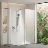 Duschsystem Regendusche mit 4 Massage-Modi, Chrom Duschset ohne Armatur HOROW – Bild 2