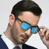 Aluminium Magnesium Polarisiert Sonnenbrille Herren Retro UV 400 Fahren Brille – Bild 11