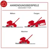 Scheppach Benzin Rasenmäher MS150-46E - 46cm Schnittbreite | E-Start | Antrieb – Bild 2