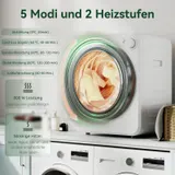 Mini Wäschetrockner 4 kg mit 5 Programme bis zu 60℃ 800W/400W Ablufttrockner – Bild 5