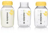 Medela Babyflaschen Flaschen-Set Muttermilchflaschen BPA-frei 150 ml 3er Pack – Bild 1