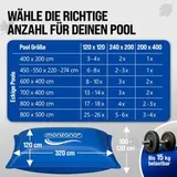 monzana Poolkissen Luftkissen Winterkissen Sicherheitsventil 4 Ösen 6m Seil XXL – Bild 4