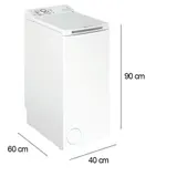 Bauknecht Waschmaschine Toplader 6kg Weiss 40cm Display Mehrfachwasserschutz – Bild 6