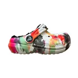 Crocs Kinder Classic Lined Tie-Dye Clog gefütterte Hausschuhe Größen 19-31 – Bild 1