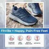 FitVille Extra Weit Wanderschuhe Herren Wasserdicht Wanderhalbschuhe Outdoor – Bild 2