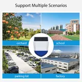Solarbetriebener WLAN-Außenalarm Mit Bluetooth 5.0 IPX5 Wasserdicht Echtz P1G1 – Bild 14