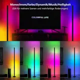 LED Stehleuchte RGB Dimmbar Farbig Stehlampe Lichtsäule Standleuchte Dimmbar DHL – Bild 3