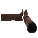 Damen Stiefel mit Reißverschluss Ital-Design 4582 in Braun – Bild 2