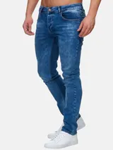 Tazzio Jeans Slim Fit Herren Jeanshose Stretch Designer Hose Denim – Bild 1