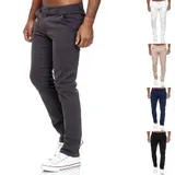 TAZZIO Chino | Slim Fit | Herren Stoffhose | Stretch | Designer Hose | 19530 – Bild 5