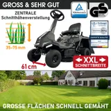 BRAST Benzin Rasentraktor Aufsitzmäher 5,15kW (7PS) Rasenmäher Elektrostart – Bild 4