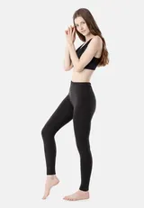 Bellivalini Damen Freizeithose Leggings Elastischer Bund Lang Baumwolle XS-5XL – Bild 5