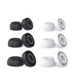 Bequeme Silikon Ohrstöpsel für AirPods für pro3 S/M/L 6er Pack Schwarz für weiß – Bild 2
