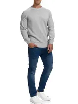 Indicode Herren Strickpullover INMassum-Herrenpulli Feinstrick Pullover Männer – Bild 4