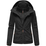 Marikoo Designer Damen Übergangs Jacke leicht gefüttert Kapuze kurz B659 – Bild 6