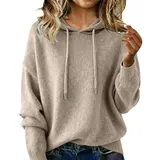 Damen Sweatshirt Pullover Oberteil Langarmshirt Hoodie Winter Knitted Sweater – Bild 4