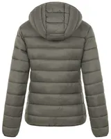 Damen Herbst Steppjacke Outdoor Übergangsjacke leicht Kapuze Frühling – Bild 3