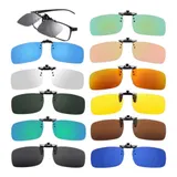 UV400 Clip on Sonnenbrille Brillen Aufsatz Clip Polarisiert  Überbrille – Bild 4