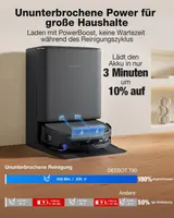 ECOVACS Deebot T90 Pro Omni black Saugroboter Staubsaugerroboter Absaugstation – Bild 5