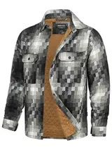 Indicode Herren Übergangsjacke Spin-Langarmhemd Hemd Langarm Gefüttert Männer – Bild 1