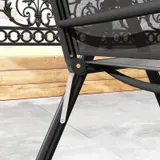 Sitzgruppe klappbar 7tlg. Balkonset 1 Tisch+6 Stühle Gartenmöbel Sitzgarnitur – Bild 10