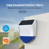 Solarbetriebener WLAN-Außenalarm Mit Bluetooth 5.0 IPX5 Wasserdicht Echtz P1G1 – Bild 12