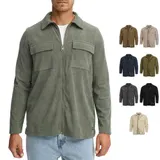 Indicode Herren Overshirt INNemoto Zip Shirt–Hemd Reißverschluss – Bild 7