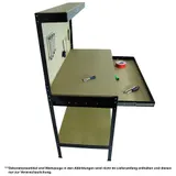 Werkbank Werktisch Arbeitstisch Werkstatt Lochwand Regal Werkzeug Platte XL W1 – Bild 9