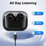 Bluetooth 5.4 Kopfhörer In-Ear Kabellos Ohrhörer mit Mikrofon Touch Headset – Bild 12