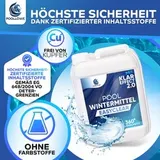 Pool Wintermittel Überwinterungsmittel für Pool flüssig Winter-fest-schutz 5-10L – Bild 2
