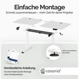 CASARIA® Schreibtisch Bürotisch Computertisch Höhenverstellbar Elektrisch Büro – Bild 5