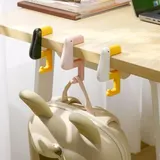 Handtasche Aufhänger abnehmbar Entenform Tisch Haken rutschfest ABS Schreibtisc – Bild 6