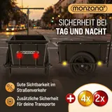 MONZANA® Fahrradanhänger Handwagen Transportanhänger Lastenanhänger Radanhänger – Bild 6