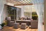 Gartenmöbel Set GENOVA Gartensitzgruppe aus Polyrattan – Bild 2
