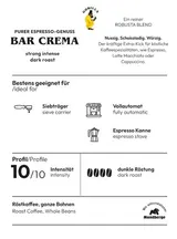 Gorilla Espresso Bar Crema 1kg Kaffee ganze Bohne – Bild 3