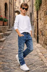 Jungen-Jeans Kinder-Jeans-Hose Stretch-Jeans~ Gr.4-14~SchnäppchenCorner~Z9903K28 – Bild 1