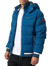 Indicode Herren Winterjacke Marlon-Jacke Steppjacke Kapuze Daunen Optik Männer – Bild 2