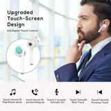TRUE WIRELESS EARPHONES TWS EARBUDS BLUETOOTH 5.0 DEEP BASS TOUCH CONTROL WEISS – Bild 3