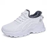 Winterschuhe Damen Sportschuhe Laufschuhe Warm Gefütterte Sneaker Walkingschuhe – Bild 1