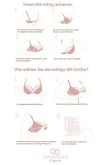 Bügel BH grün große Größen starker Halt breite Träger Gorsenia Damen Dessous – Bild 7