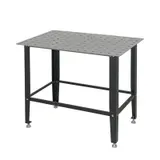 Schweißtisch Werkbank Arbeitstisch 91,5x61x80 cm Stahl 200 kg mit Lochplatte D16 – Bild 1