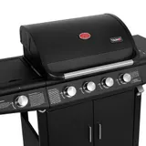 TAINO RED 4+1 Gasgrill BBQ Grillwagen Edelstahl Brenner Seitenkocher Thermometer – Bild 8