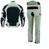 Herren Motorradkombi Motorradbekleidung Motorrad Jacke+Hose Motorradanzug Jacke  – Bild 2