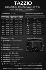 TAZZIO Boxershorts Men Herren 8er Pack Unterwäsche Unterhosen Männer Retroshorts – Bild 9