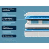 Hn8 Matratze B-Ware 7-Zonen-Taschenfederkern XXL Gelstar T-1000 ca. 25 cm ♻️ – Bild 7