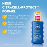NIVEA SUN Schutz & Pflege Sonnenspray LSF 50+, wasserfestes Sonnencreme Spray – Bild 3